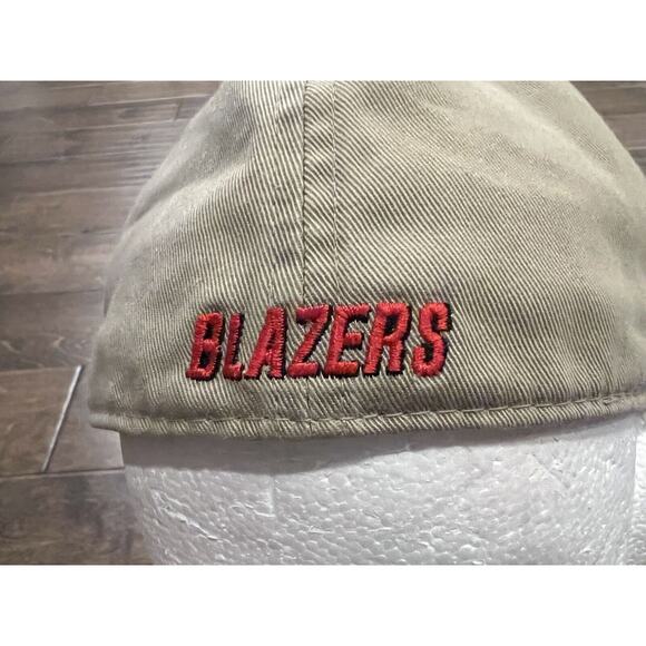Vintage Twins Enterprise Beige NBA Portland TrailBlazers Fitted Hat Cap Size L - Picture 7 of 10